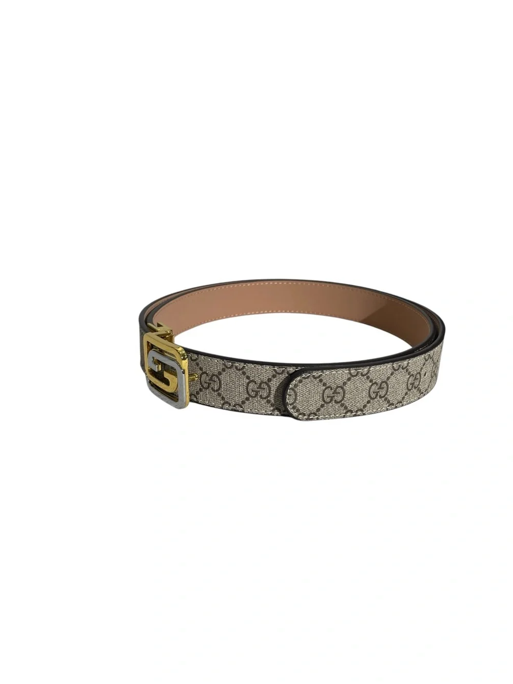 🤎 Elegant Belt with Two-Tone Buckle 🤎
